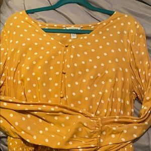 Yellow blouse